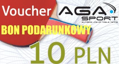Bon Podarunkowy - Voucher AGA SPORT 10 zł