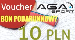 Bon Podarunkowy - Voucher AGA SPORT 10 zł